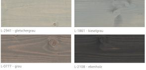 Farby Mocopinus paleta kolorów Holz Lasur cz 2 z 2